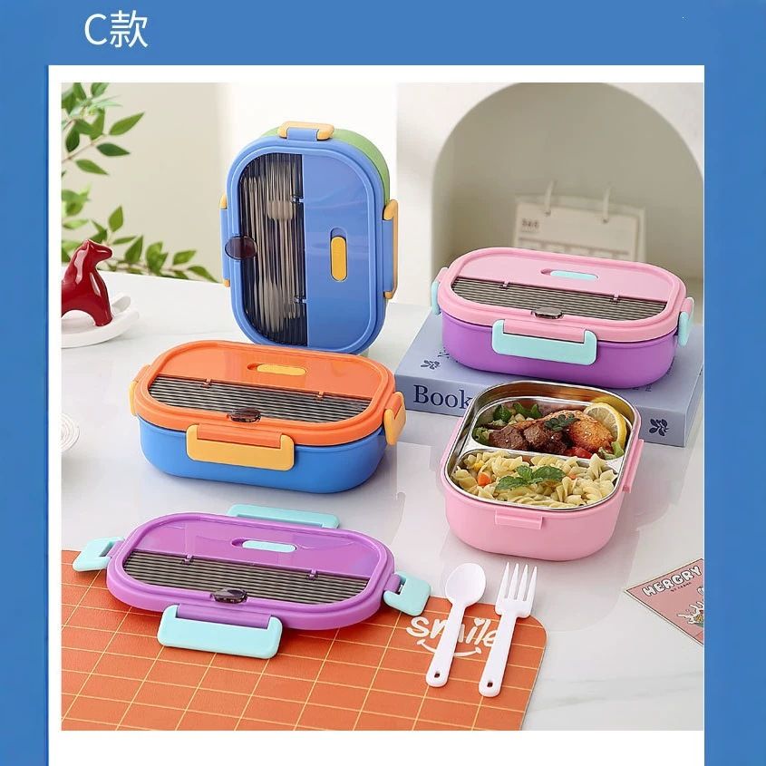 Wholesale 304 Stainless Steel Bento Lunch Box, Bento Style Food Box - 图片 2
