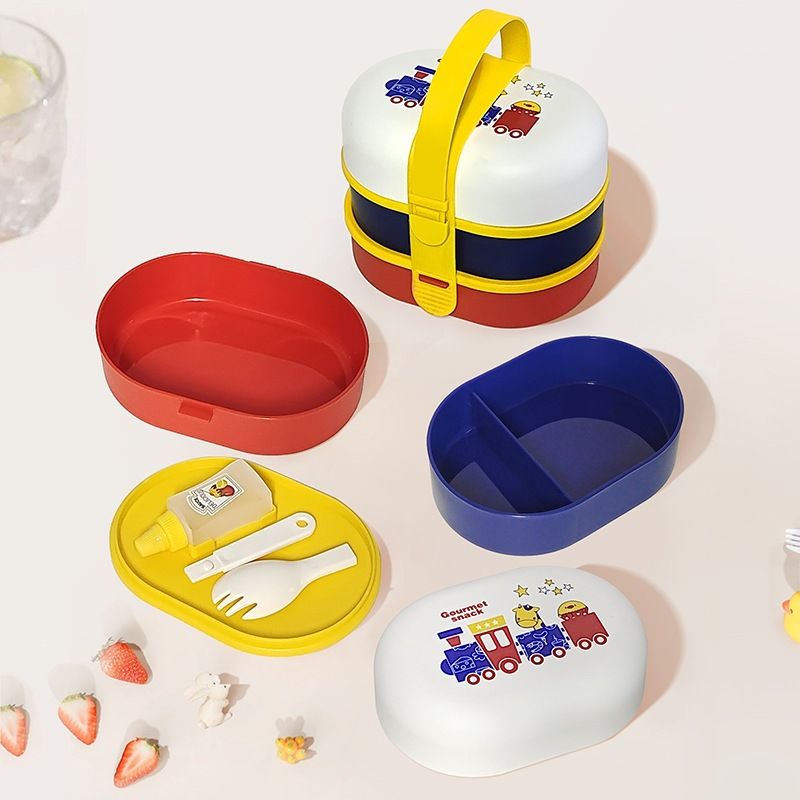 Wholesale Food-Grade PP Bento Lunch Box, Portable Compartment