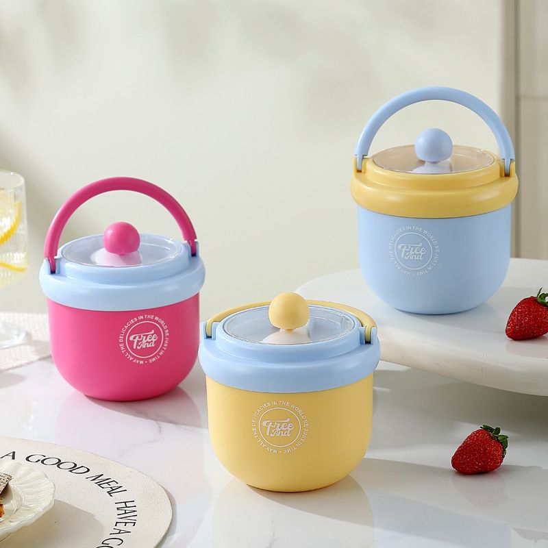 Wholesale 304 Stainless Steel Soup Cup, Portable Leak-Proof Soup Container