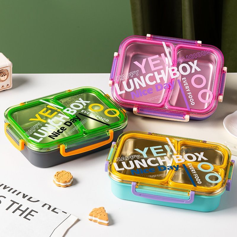 Wholesale 304 Stainless Steel Bento Lunch Box, Bento Style Food Box