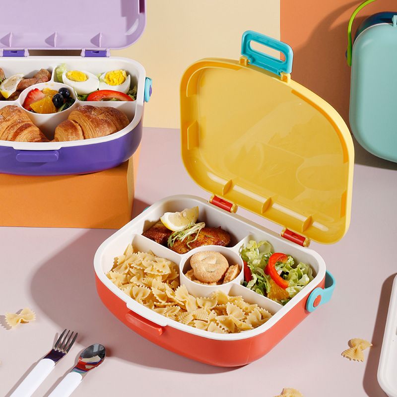 Wholesale Stainless Steel Bento Lunch Box, with Handle for Kids and Students