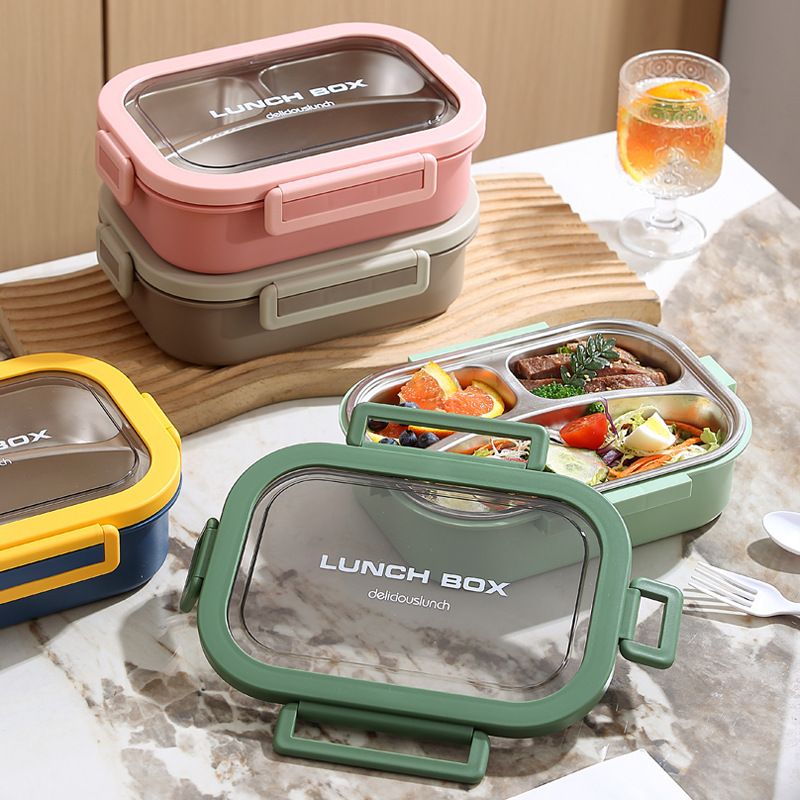 Wholesale 304 Stainless Steel Bento Lunch Box, Compartment