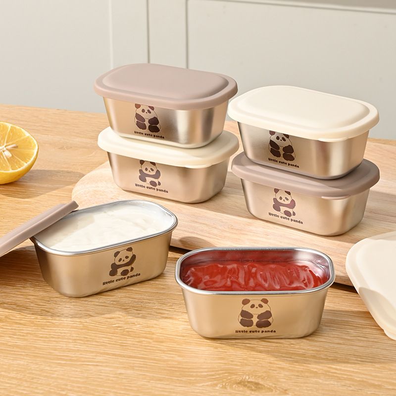 Wholesale 304 Stainless Steel Seasoning Box, Rectangular Kitchen Seasoning Container