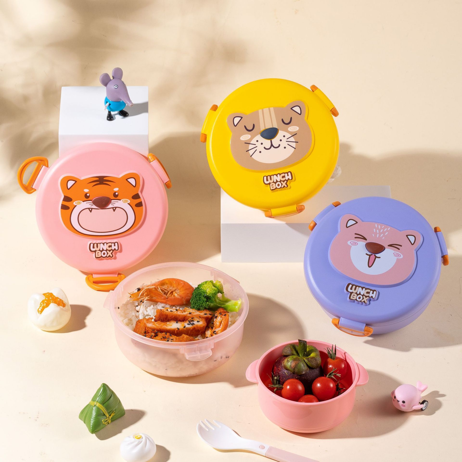 Wholesale Plastic Bento Lunch Box, Transparent for Meal Prep Brands - 图片 3