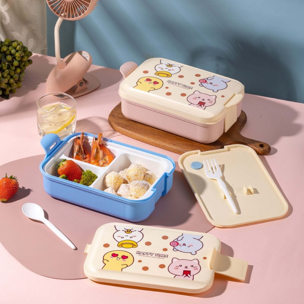 Wholesale Plastic Bento Lunch Box, for School and Office