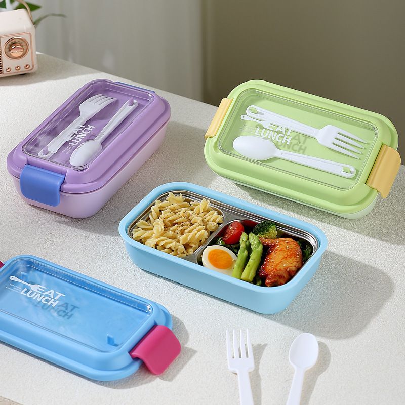 Wholesale 304 Stainless Steel Bento Lunch Box, Portable Meal Prep Container - 图片 2