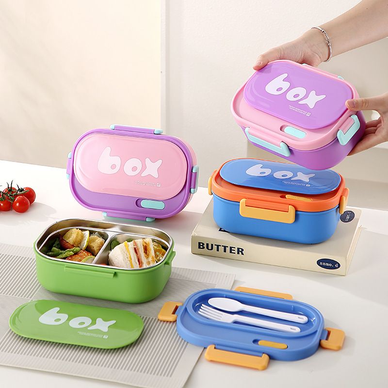 Wholesale 304 Stainless Steel Bento Lunch Box, Leak-Proof Lunch Container