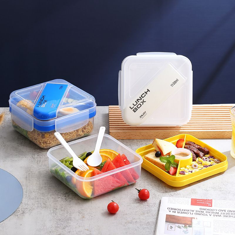 Wholesale PP+ Silicone Bento Lunch Box, for School and Office