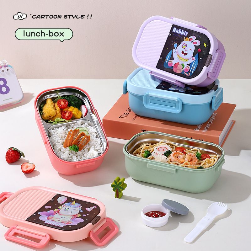 Wholesale 304 Stainless Steel Bento Lunch Box, Stackable Food Container