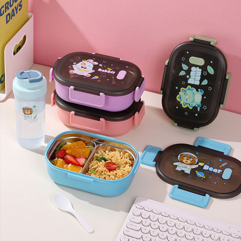 Wholesale 304 Stainless Steel Bento Lunch Box, for Meal Prep Brands