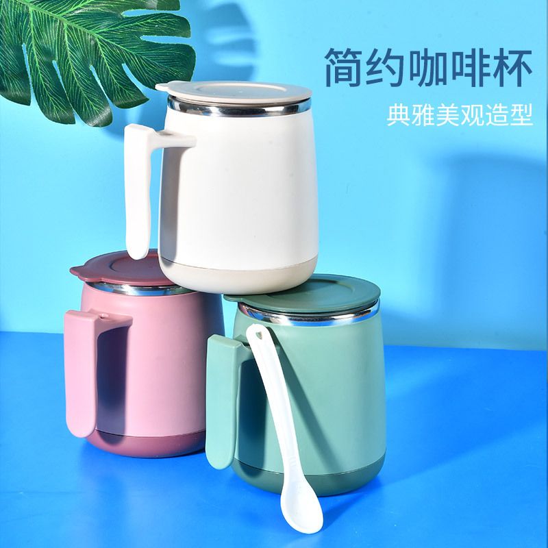 Wholesale 304 Stainless Steel Kids Water Cup, Lid Cup with Handle