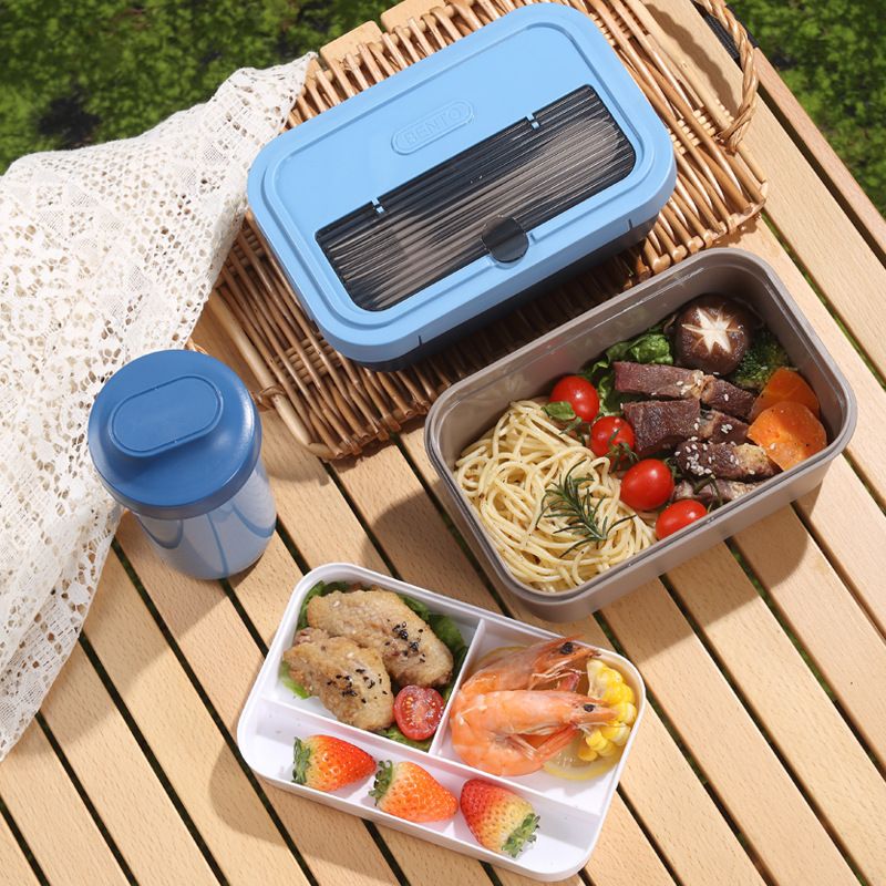 Wholesale 304 Stainless Steel Bento Lunch Box, for Kids and Students - 图片 4