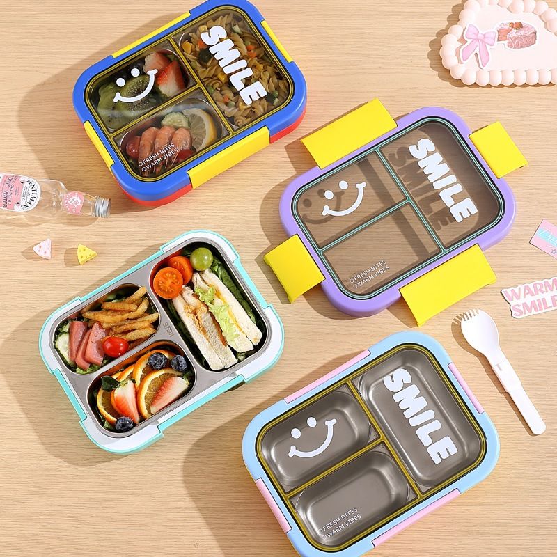 Wholesale 304 Stainless Steel Bento Lunch Box, for Travel and Picnics