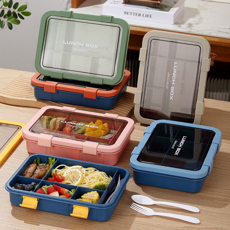 Wholesale Silicone Bento Lunch Box, Rectangular Bento Style Food Box