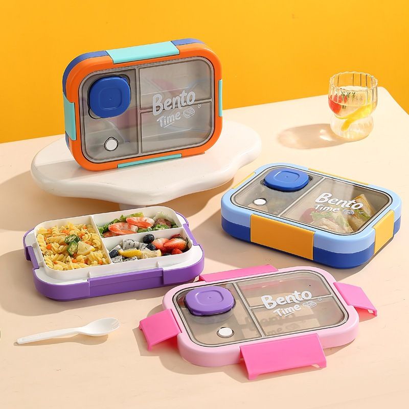 Wholesale Plastic Bento Lunch Box, Bento Style Food Box, Korean