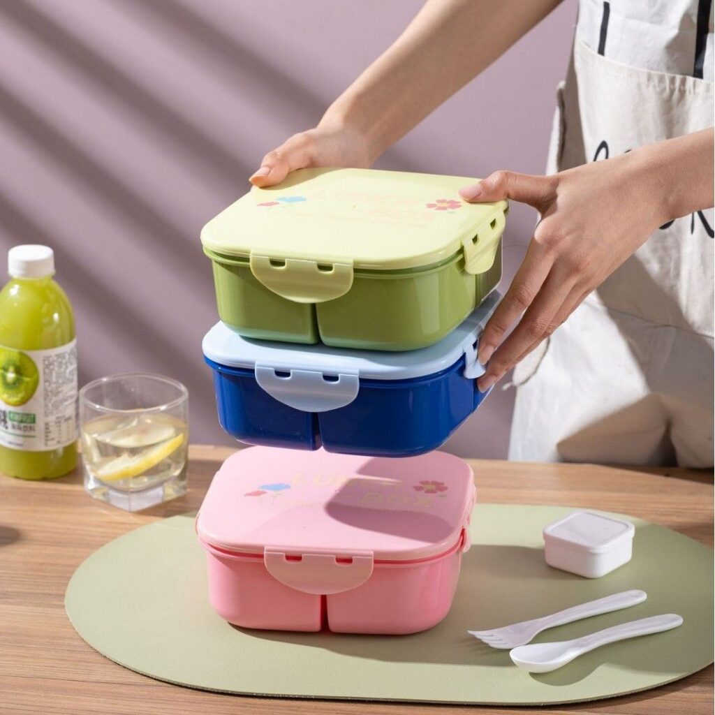 Wholesale Food-Grade PP Bento Lunch Box, for Meal Prep Brands